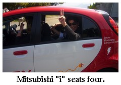 mitsubishi imiev four seat